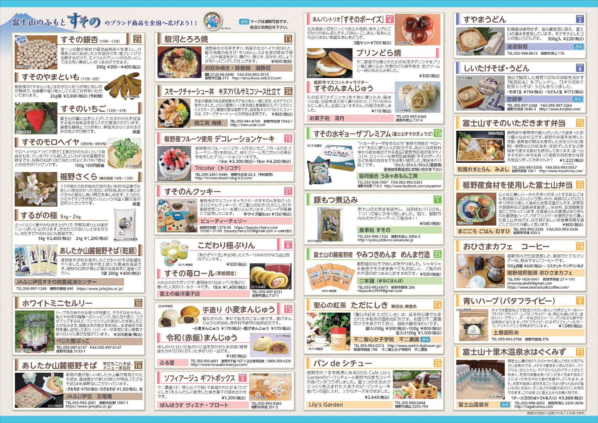 すそのブランドパンフレット裏