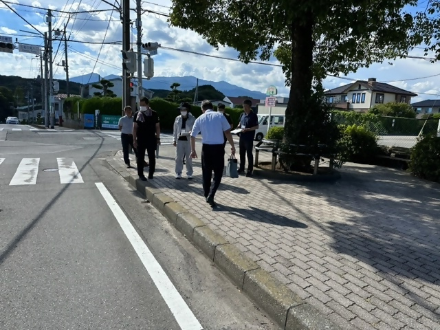通学路点検状況