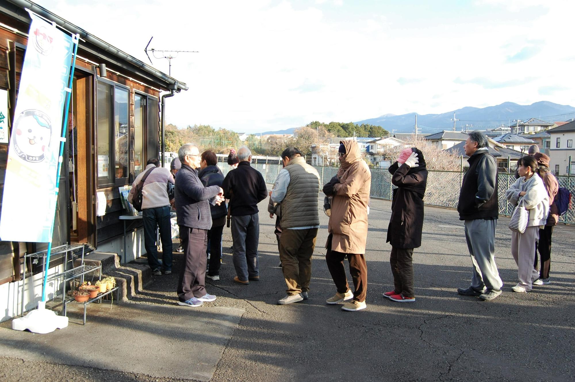 マンホールカード配布初日