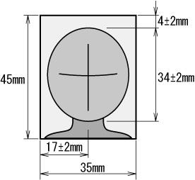 パスポート写真サイズ