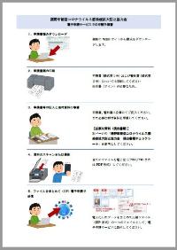 オンラインでの申請する場合の手順書