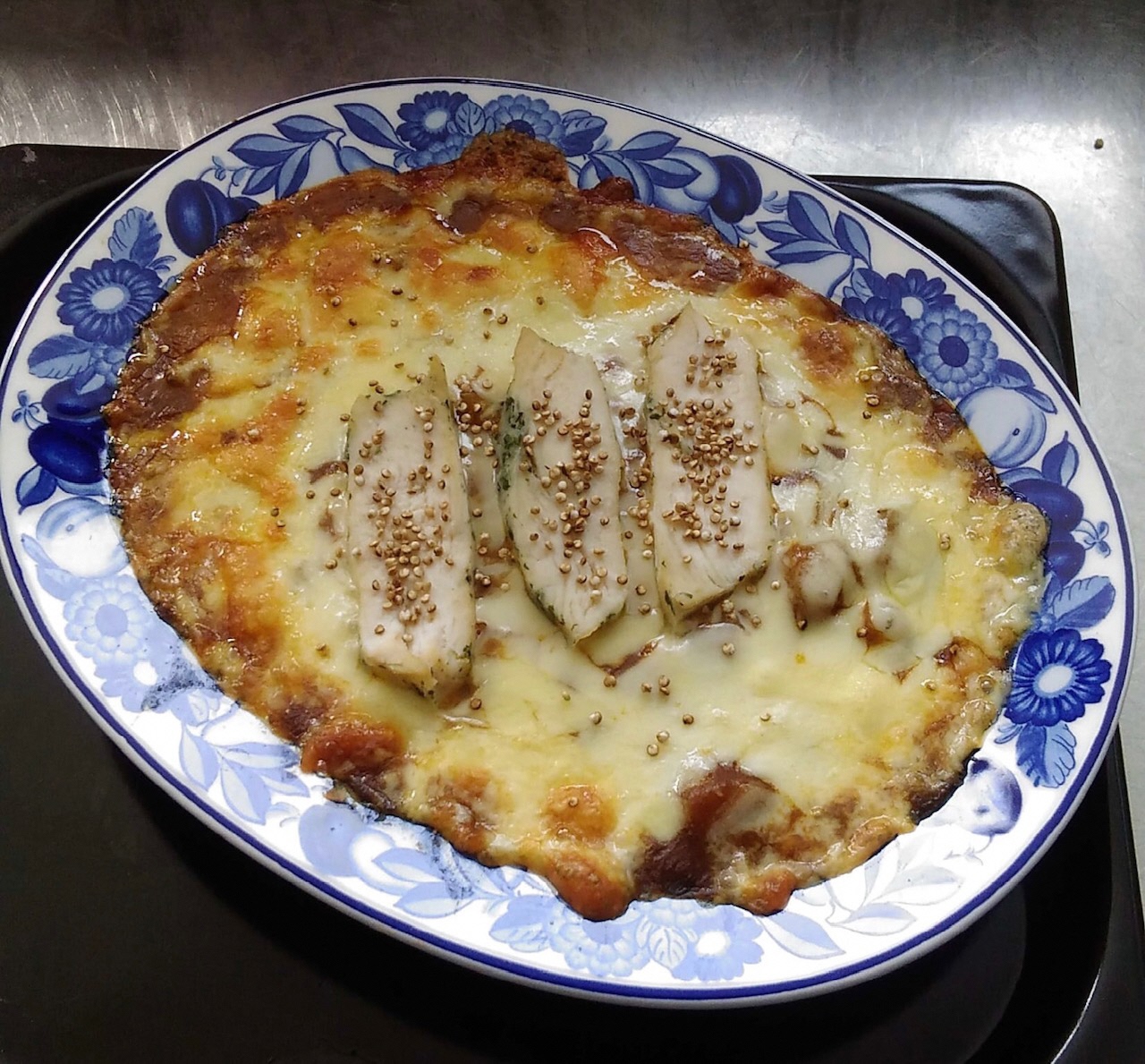 キヌアドリア 焼きカレー風