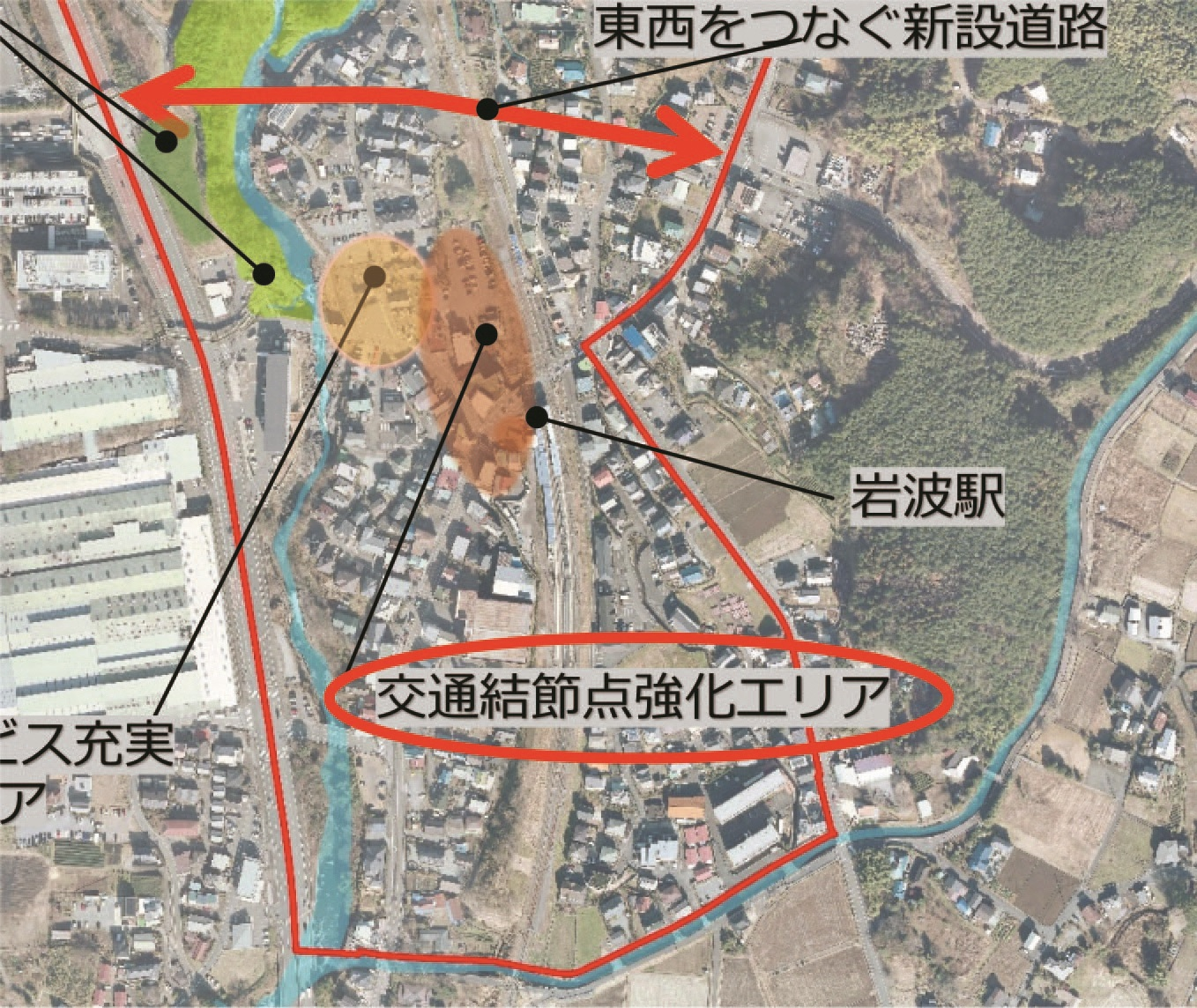 にぎわいの具体化(交通結節点強化エリア)