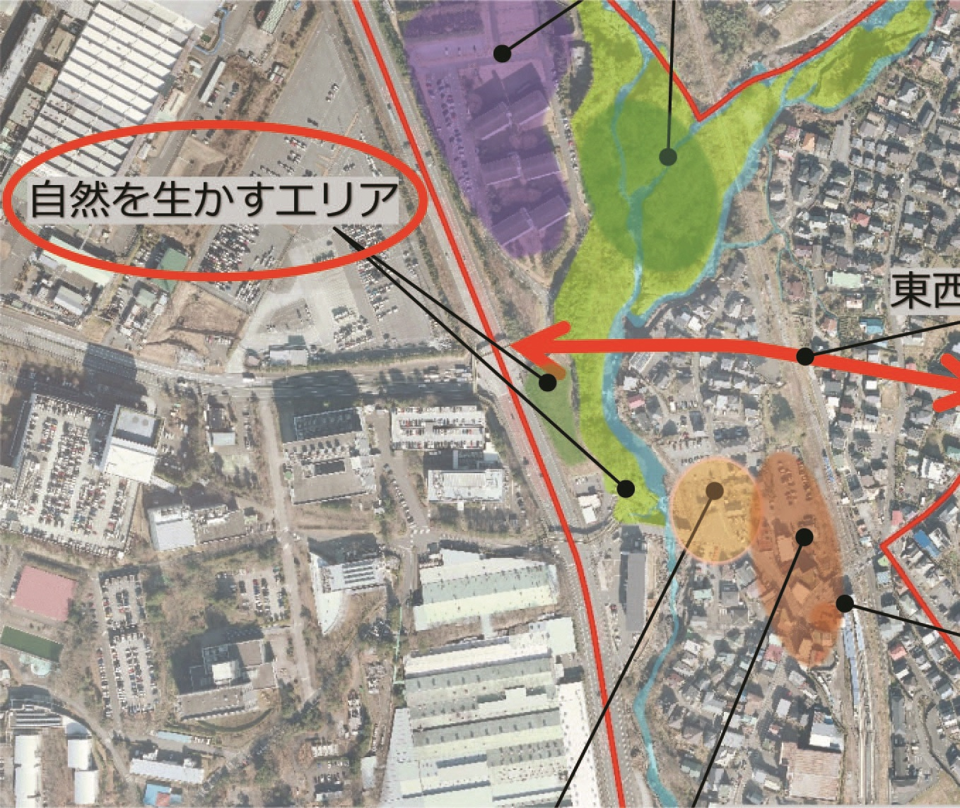 にぎわいの具体化(自然を生かすエリア)