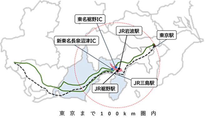 100km圏内