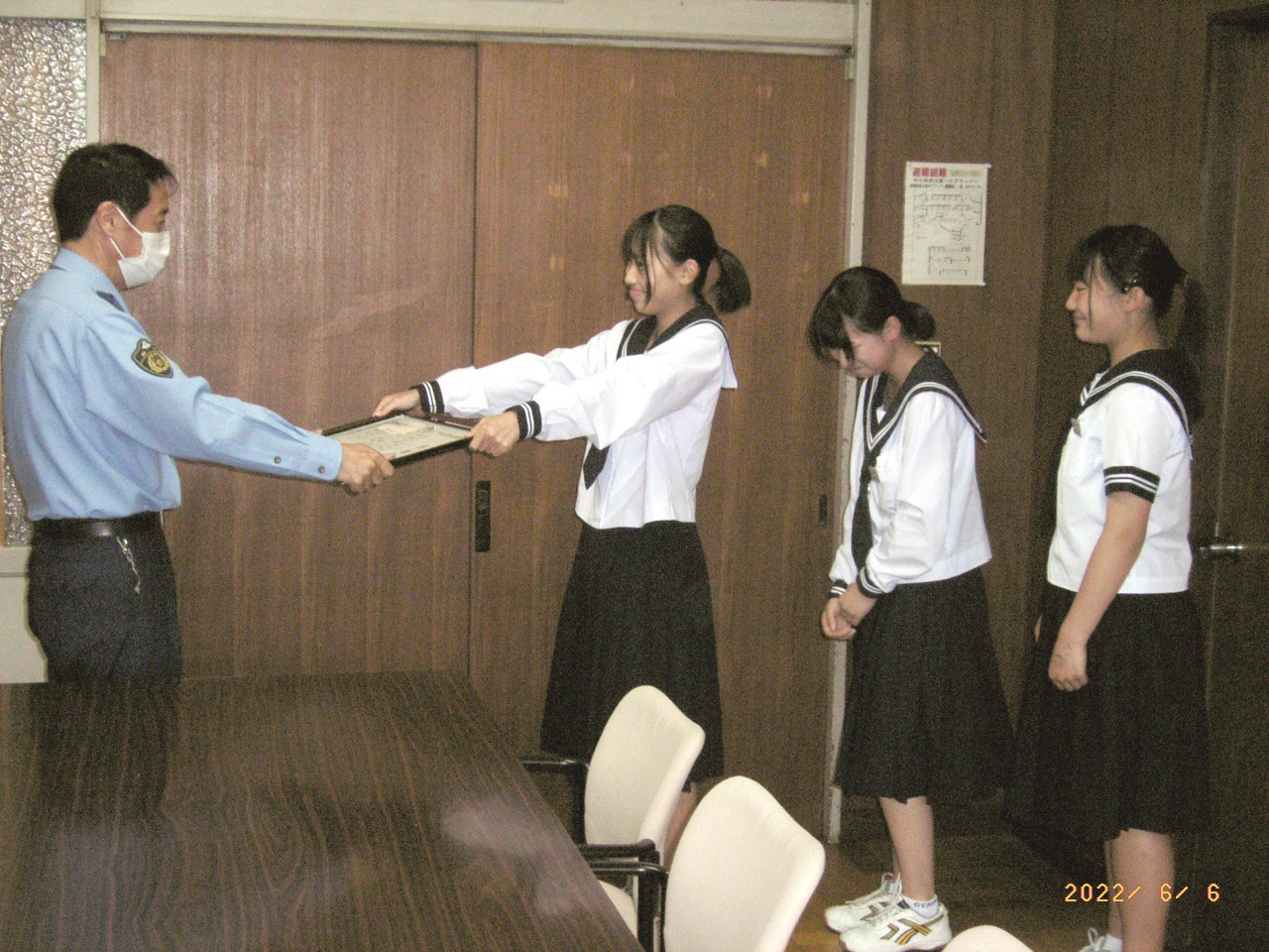 大川 綺花さん　荻田 優月さん　田代 結菜さん