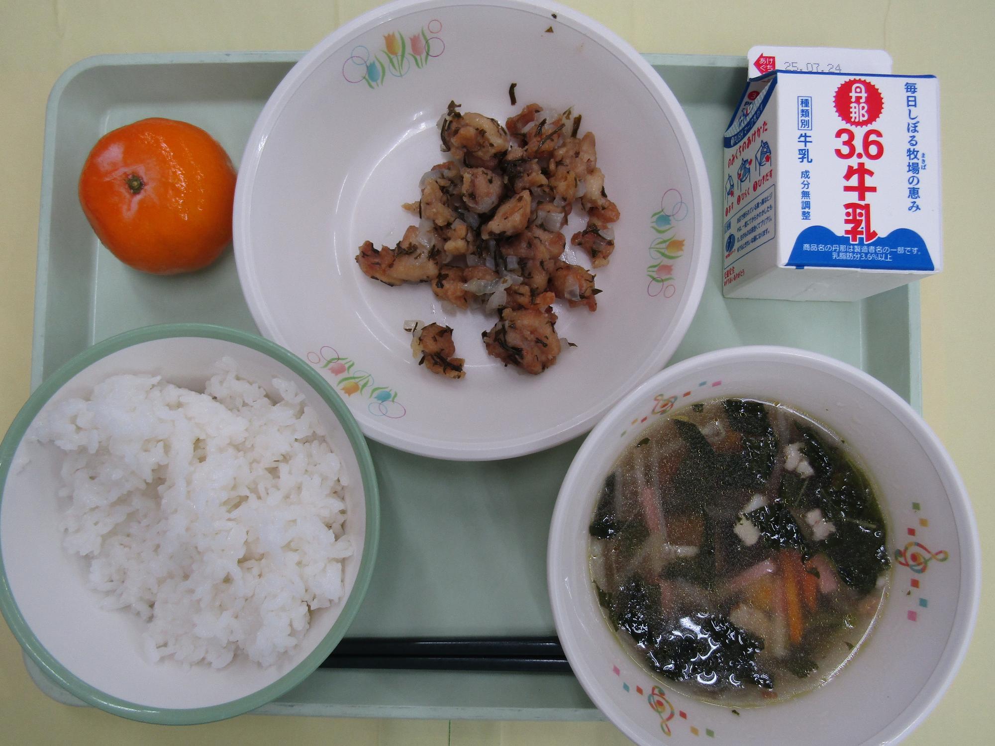 7月のふるさと給食の日