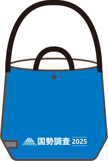 国勢調査員の調査員バッグのイメージ画像